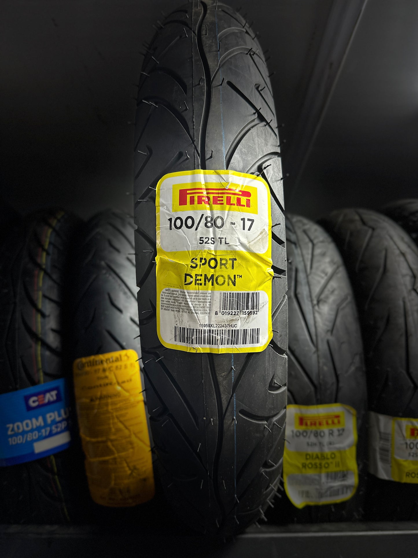 PIRELLI 100-80-17 SPORT DEMON