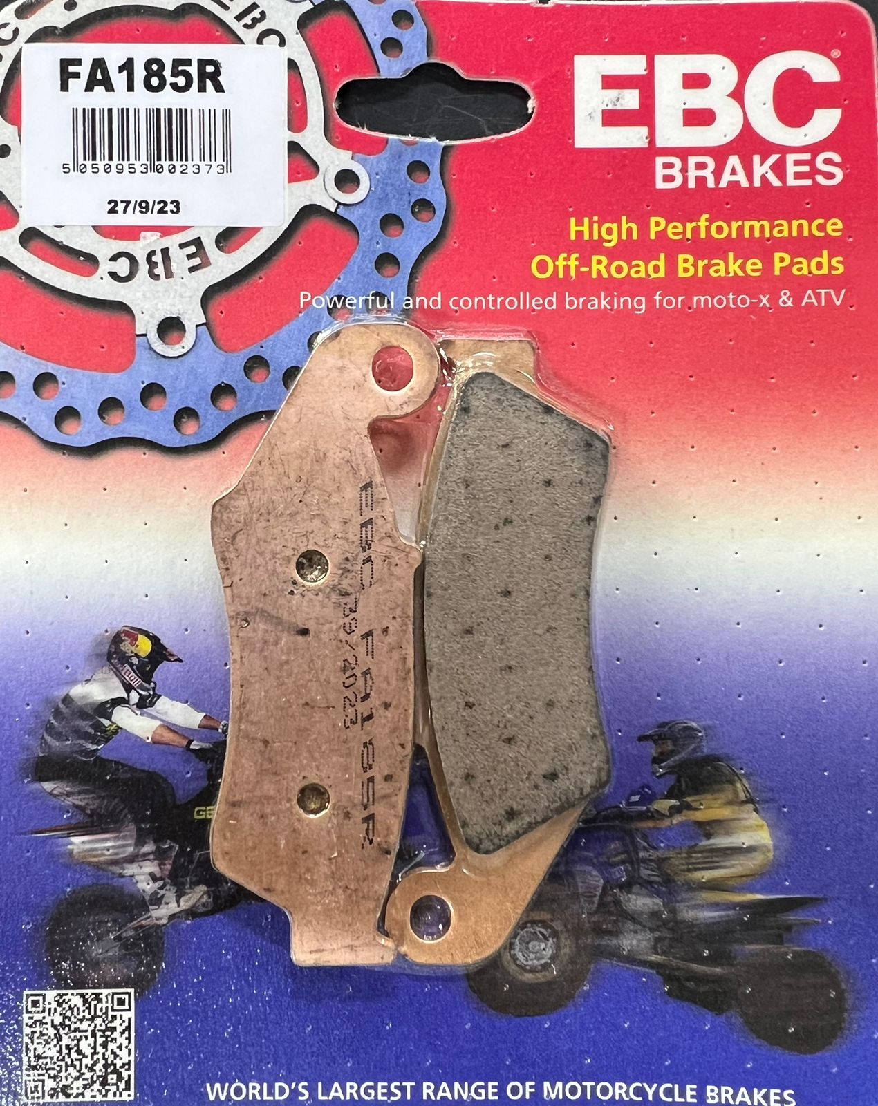 PASTILLAS DELANTERAS HONDA XRE 300 | EBC FA185R