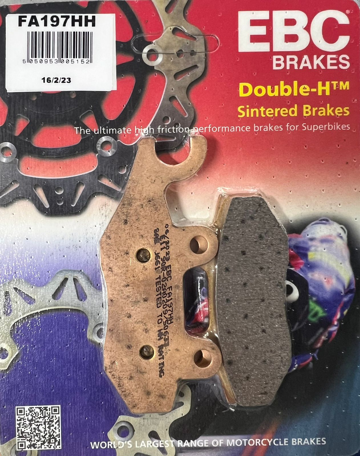 PASTILLAS DELANTERAS KAWASAKI NINJA 300 / 400 | EBC FA197HH