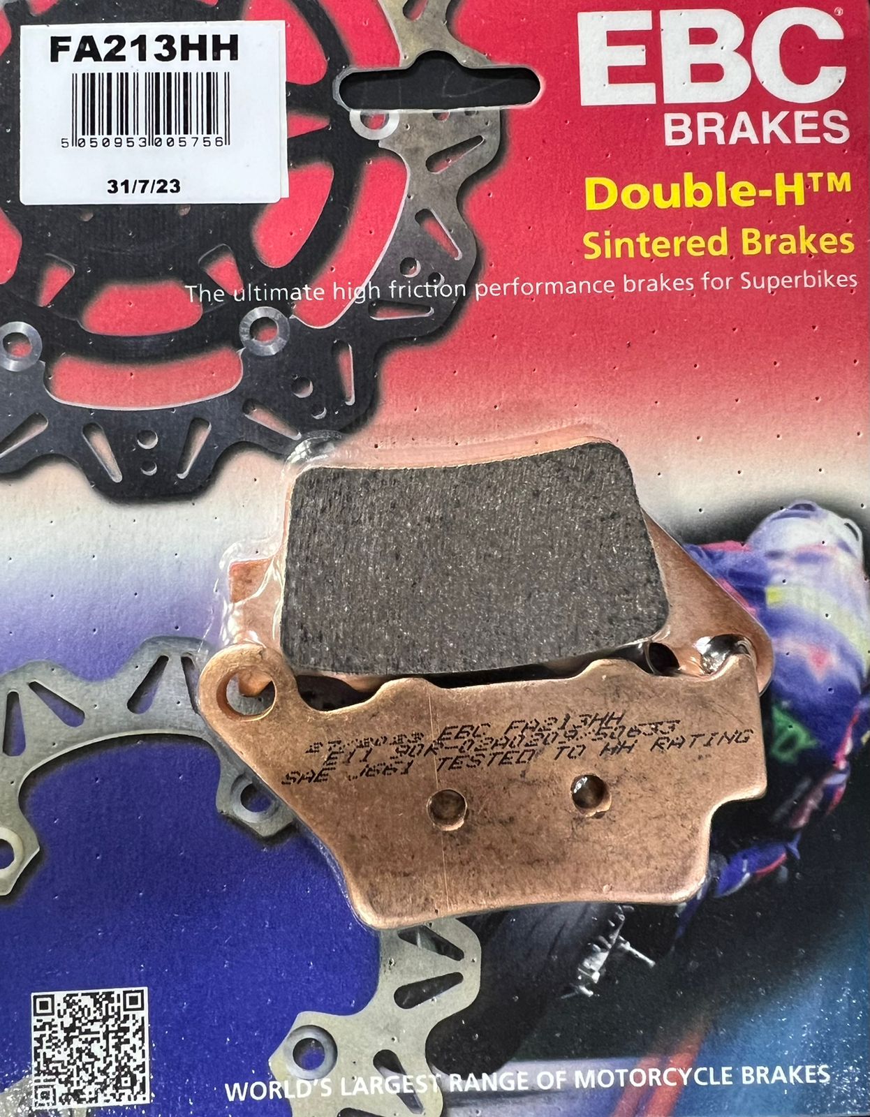 PASTILLAS TRASERAS PULSAR N 250 | EBC FA213HH