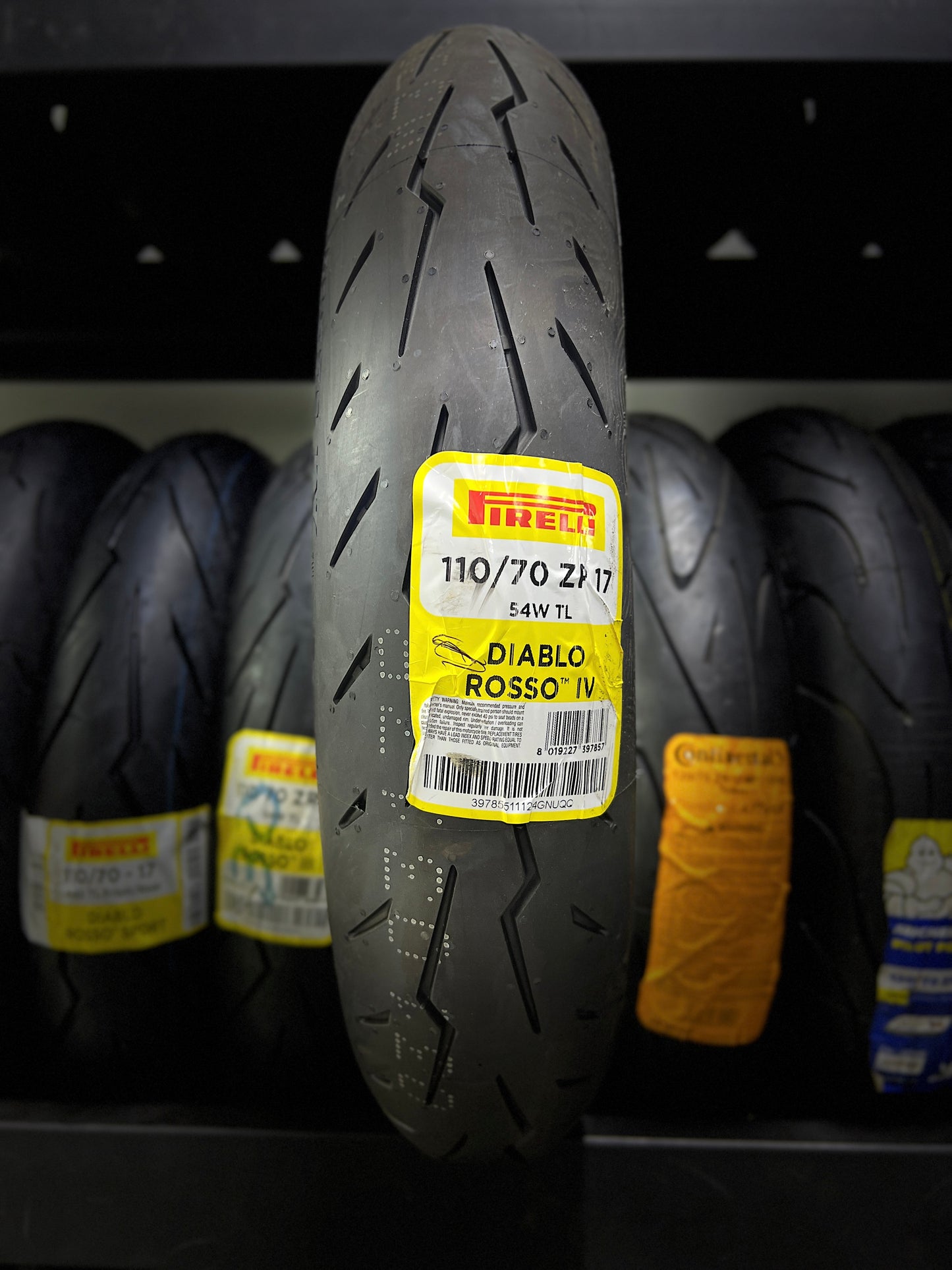 PIRELLI 110-70-17 DIABLO ROSSO 4