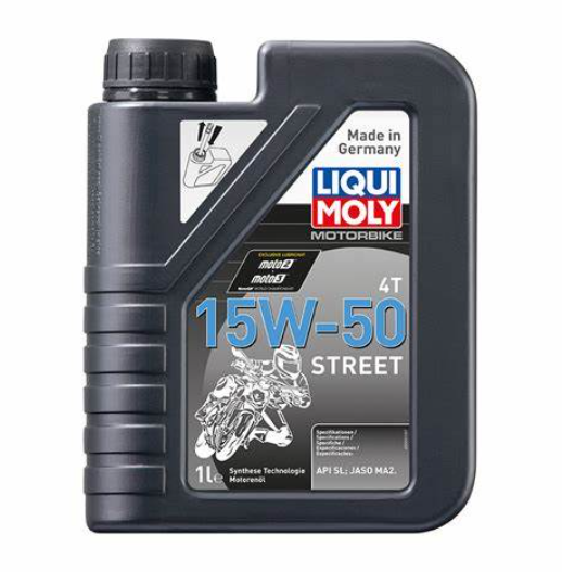 ACEITE LIQUI MOLY 15W50 STREET 4T x1lt LM2555