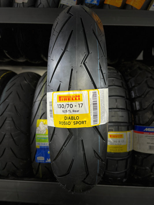 PIRELLI 130-70-17 DIABLO ROSSO SPORT