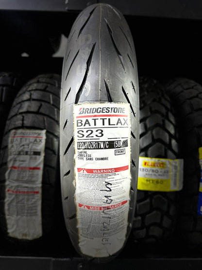 BRIDGESTONE 120-70-17 BATTLAX S23