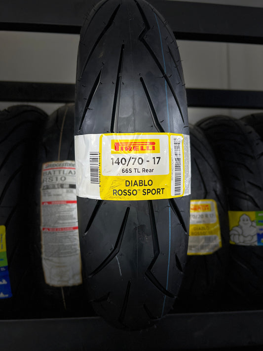 PIRELLI 140-70-17 DIABLO ROSSO SPORT