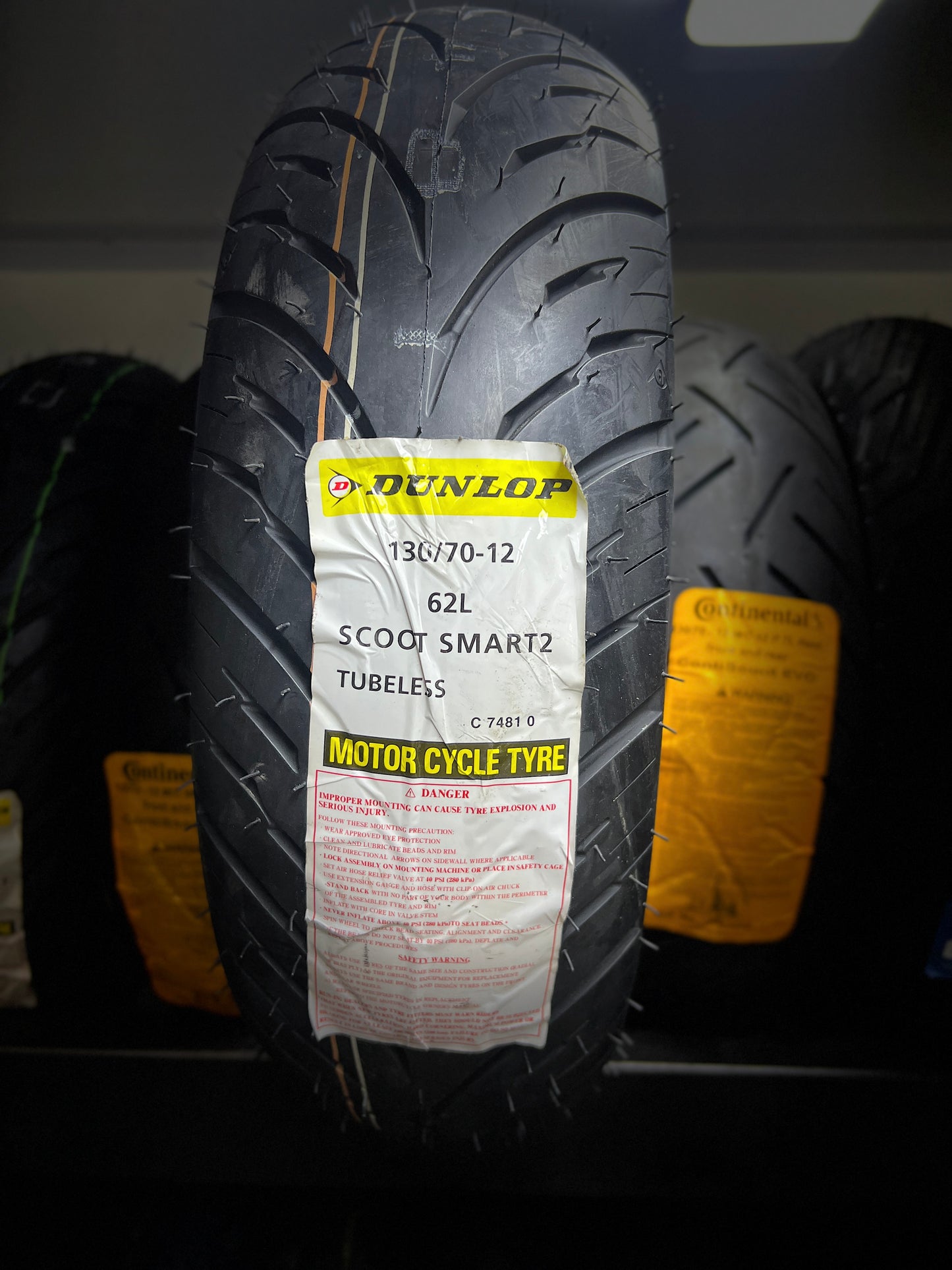 DUNLOP 130-70-12 SCOOT SMART 2