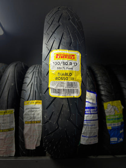 PIRELLI 100-80-17 DIABLO ROSSO 3