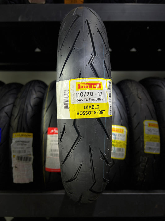 PIRELLI 110-70-17 DIABLO ROSSO SPORT