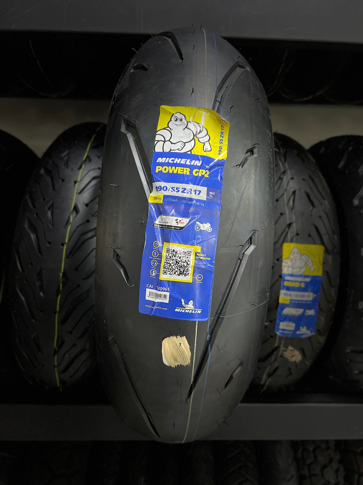 MICHELIN 190-55-17 POWER GP 2