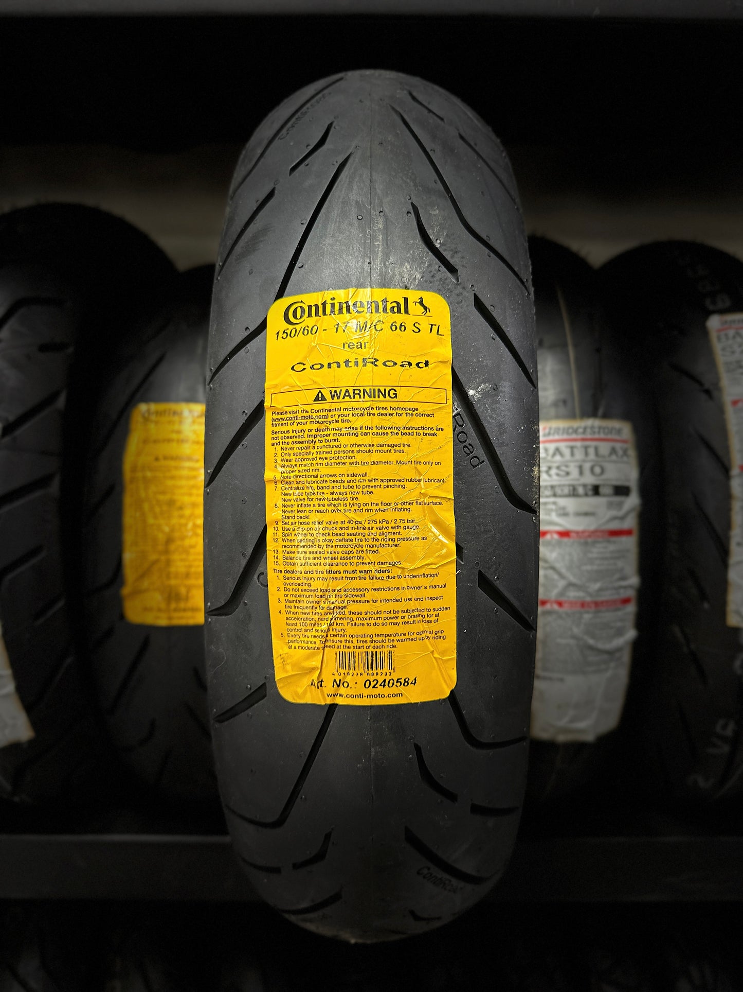 CONTINENTAL 150-60-17 CONTIROAD