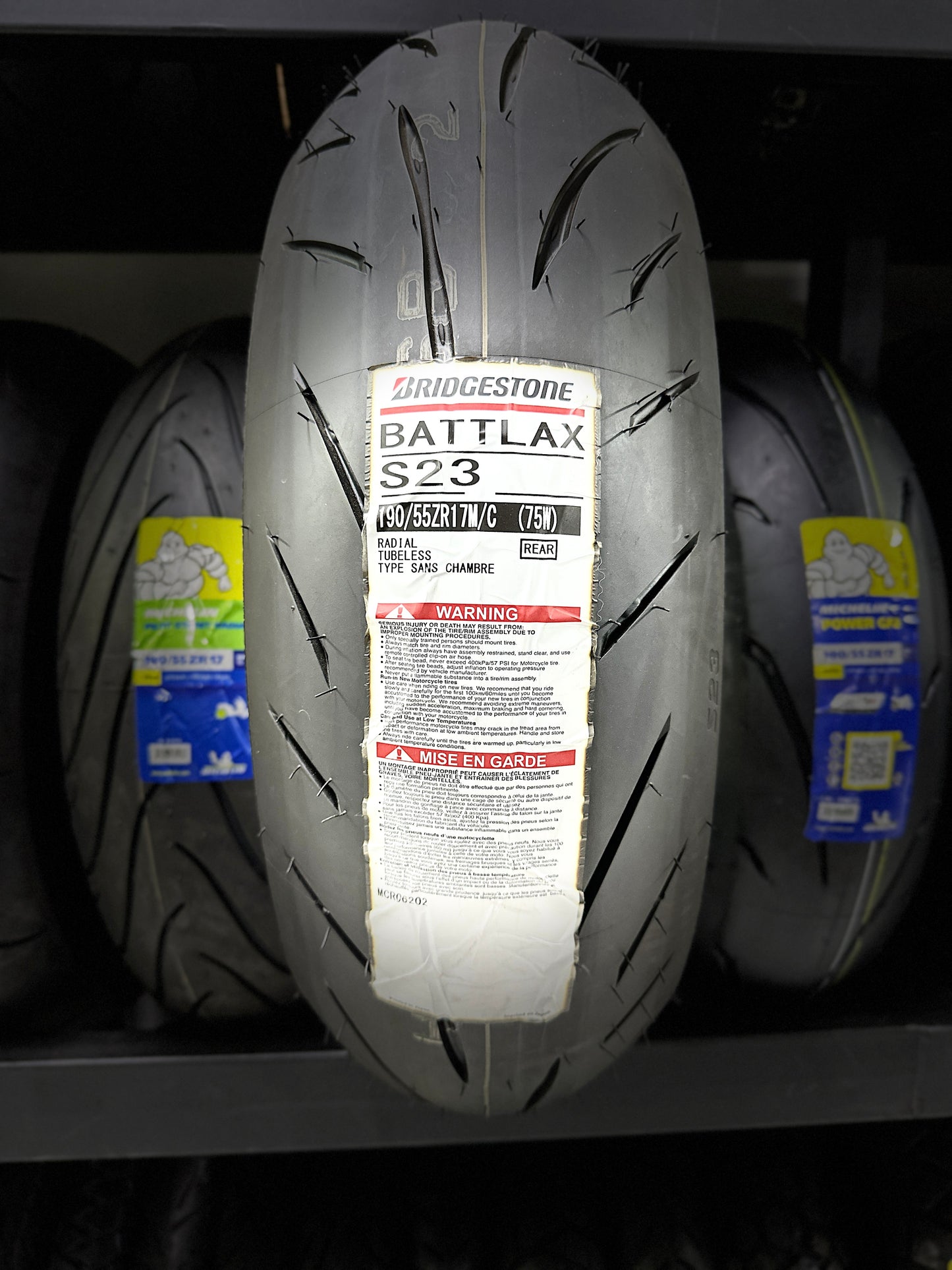 BRIDGESTONE 190-55-17 BATTLAX S23