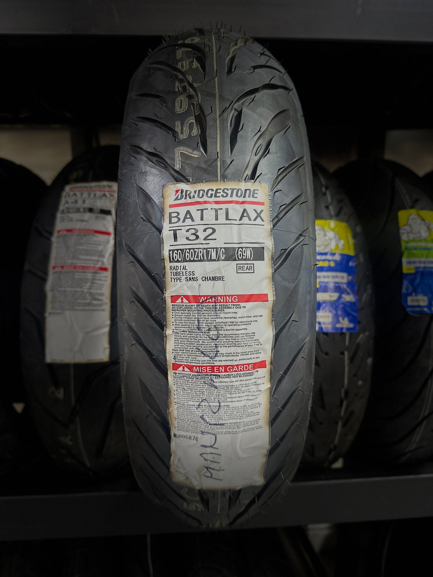 BRIDGESTONE 160-60-17 BATTLAX T32