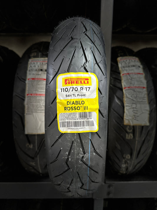 PIRELLI 110-70-17 DIABLO ROSSO 3